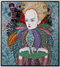 of pollen by Del Kathryn Barton contemporary artwork painting