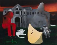 Near the Castle by Miao Miao contemporary artwork painting
