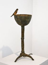 Single Bird by Harumi Klossowska de Rola contemporary artwork sculpture