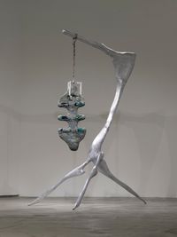Cyanigena Incubatorium / Sculpturae Involucrum 1 (parasitism) by Lee Hyunwoo contemporary artwork sculpture