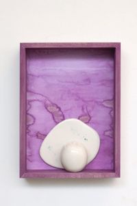 Botanical Box (Bud) by Leila Mirzakhani contemporary artwork painting, works on paper, mixed media