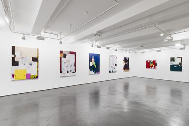 Exhibition view: Rachel MacFarlane, Coming Events Cast Their Light Before Them, Hollis Taggart, New York L1 (25 April–25 May 2024). Courtesy Hollis Taggart.
