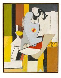 Blue Figure in Chair by Arshile Gorky contemporary artwork painting