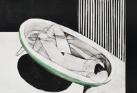 Untitled, (the green tub) by Iris Schomaker contemporary artwork