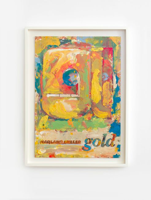 Gold by Harland Miller contemporary artwork
