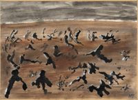 Untitled by Henri Michaux contemporary artwork painting, works on paper