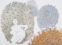 Pea Shells by Fay Ku contemporary artwork mixed media