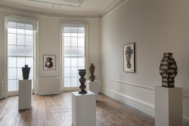 Exhibition view: Peter Schlesinger, The Language of Vessels, Tristan Hoare Gallery, London (12 April–10 May 2024). Courtesy Tristan Hoare Gallery.