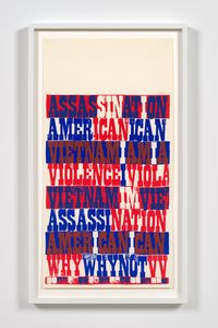 american sampler by Corita Kent contemporary artwork print