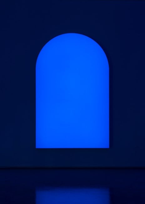 Alien Blue Window (Atris, Via San Tomaso 53) by Pamela Rosenkranz contemporary artwork