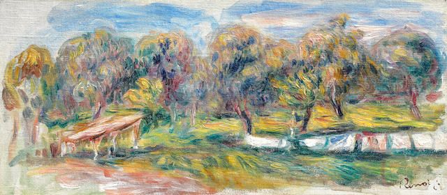 Paysage aux Collettes by Pierre-Auguste Renoir contemporary artwork