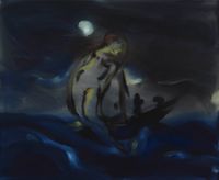 Moonlight Navigation by Sophie von Hellermann contemporary artwork painting
