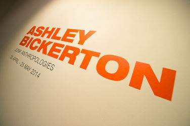 Exhibition view: Ashley Bickerton, Junk Anthropologies, Gajah Gallery, Singapore (26 April–25 May 2014). Courtesy Gajah Gallery.