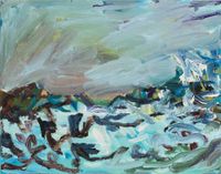 Sea with weed by Michael Taylor contemporary artwork painting