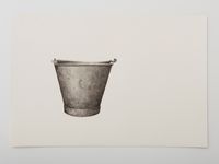 Still thinking 2 (Bucket II) by Frances Richardson contemporary artwork painting, works on paper, drawing
