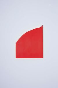 A Small Pointed Red Mountain by Jeongbae Lee contemporary artwork sculpture