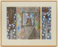 Untitled by Jasper Johns contemporary artwork painting, works on paper, drawing