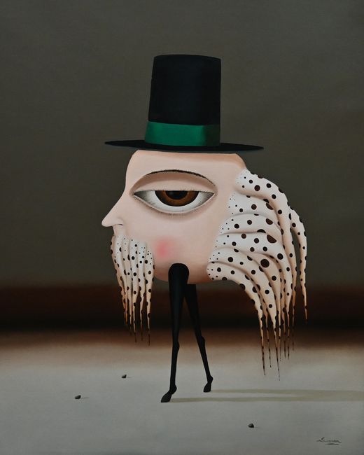 Criatura con sombrero by Marcelo Suaznabar contemporary artwork