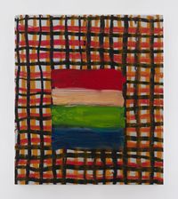 Cage Red by Sean Scully contemporary artwork painting