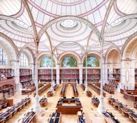 La Salle Labrouste - La Bibliothèque de l'INHA Paris I 2017 by Candida Höfer contemporary artwork photography