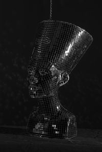 Nefertiti - Miles Davis (Black) by Awol Erizku contemporary artwork sculpture