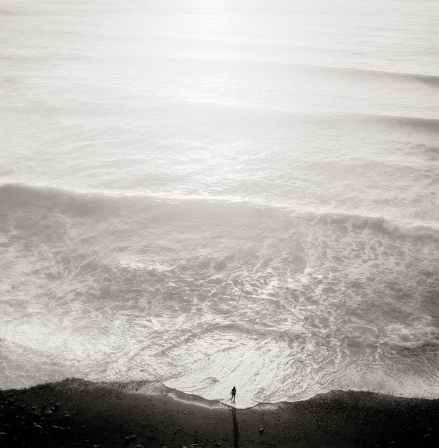 Figure and Tide, California by Jeffrey Conley contemporary artwork