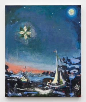 Bon Voyage Matthew by Verne Dawson contemporary artwork painting, works on paper