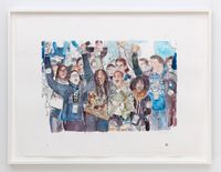 March for Our Lives, Washington D.C., Tues. March 19, 2019 by Keith Mayerson contemporary artwork painting, works on paper, drawing