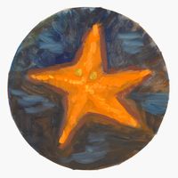 Starfish 3 by Charles Hascoët contemporary artwork painting