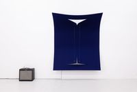 Work on Felt (Variation 27) Dark Blue by Naama Tsabar contemporary artwork sculpture