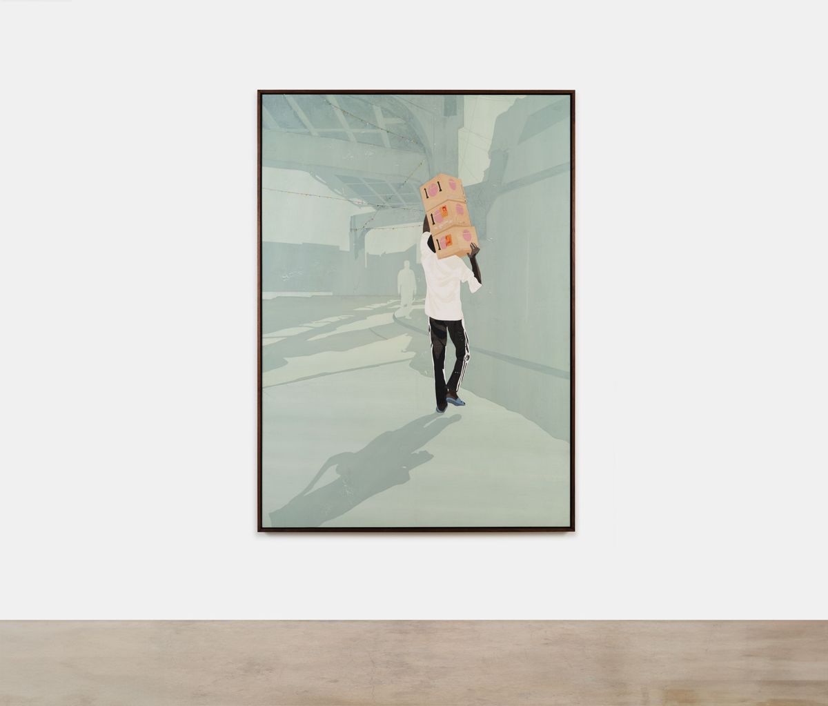 絵画 BLU/ZONE/2024/Q Blue Zone, 2024 by Hugo Mccloud, Single use plastic mounted on