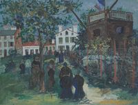 Le Moulin de Sannois by Maurice Utrillo contemporary artwork painting