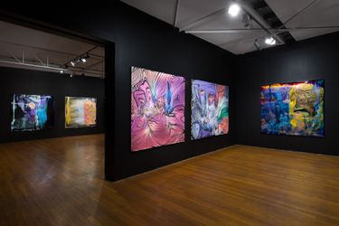 Exhibition view: Dale Frank, The Omega Variant Show, Roslyn Oxley9 Gallery, Sydney (3 September–2 October 2021). Courtesy Roslyn Oxley9 Gallery