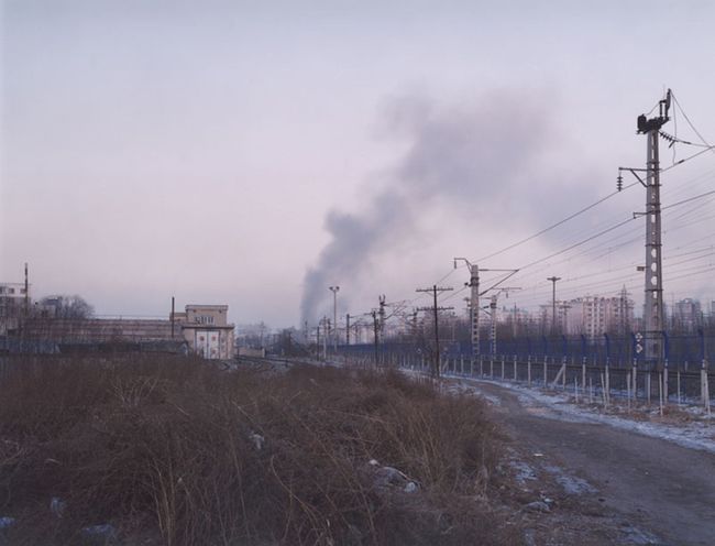 Railway Track—Overlooking the location of where the Japanese Army fabricated a bombing to create a reason to invade Manchuria, Shenyang, China by Tomoko Yoneda contemporary artwork