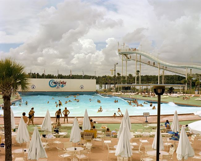 Wet’n Wild Aquatic Theme Park, Orlando, Florida, September 1980 by Joel Sternfeld contemporary artwork