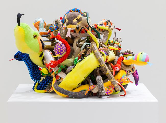 Snakes (A monument to the eternal battle between truth and fiction) by Tony Tasset contemporary artwork