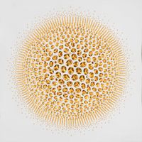 Vestige (halo-gold) by Kim Jaeil contemporary artwork painting