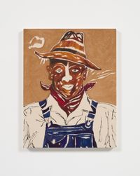 Portrait of a Cowboy by Chase Hall contemporary artwork painting