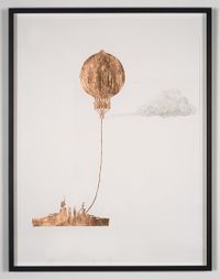 Tethered Marine Balloon Particle Injector by Caroline Rothwell contemporary artwork works on paper
