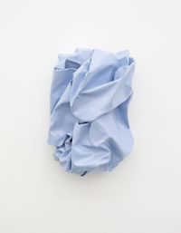 Mudo Void Blue by Angela De La Cruz contemporary artwork painting