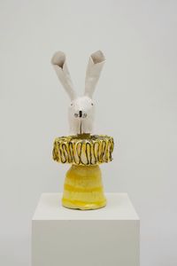Royal Rabbit by Luis Vidal contemporary artwork ceramics
