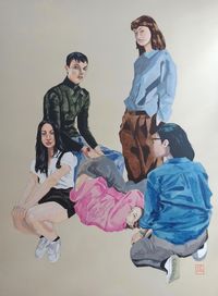Tang Ping: Quiet Mannerisms No. 1 by Richard Streitmatter-Tran contemporary artwork painting