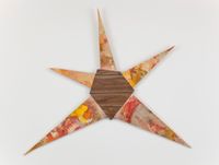 Untitled (Orange-yellow star) by Brenna Youngblood contemporary artwork painting, works on paper, sculpture, photography, print
