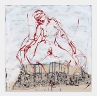 We all Bleed by Tracey Emin contemporary artwork painting