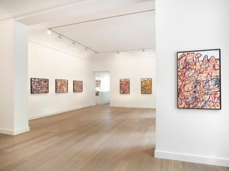 Exhibition view: Jean Dubuffet, Paysages et lieux de promenade, Galerie Lelong & Co., Rue de Téhéran, Paris (8 September–22 October 2022). Courtesy Galerie Lelong & Co., Paris.