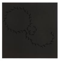 Lines on Black (Höller, Tiravanija, Rehberger) by Anri Sala contemporary artwork mixed media