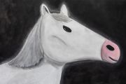 A white horse by Andrew Sim contemporary artwork 6