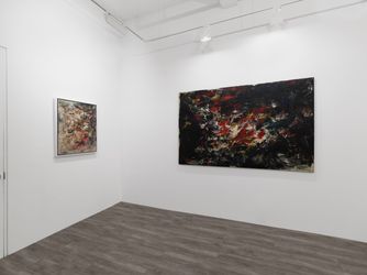 Exhibition view: Norman Carton, Chromatic Brilliance, Paintings from the 1940s-1960s, Hollis Taggart, New York (16 November–20 December 2023). Courtesy Hollis Taggart.