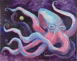 Large Blue Octopus by Charles Hascoët contemporary artwork 1