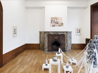 Exhibition view: Rosana Paulino, The time of things, Mendes Wood DM, Brussels (9 June–30 July 2022). Courtesy the artist and Mendes Wood DM, São Paulo, Brussels, New York. Photo:  Kristien Daem. 